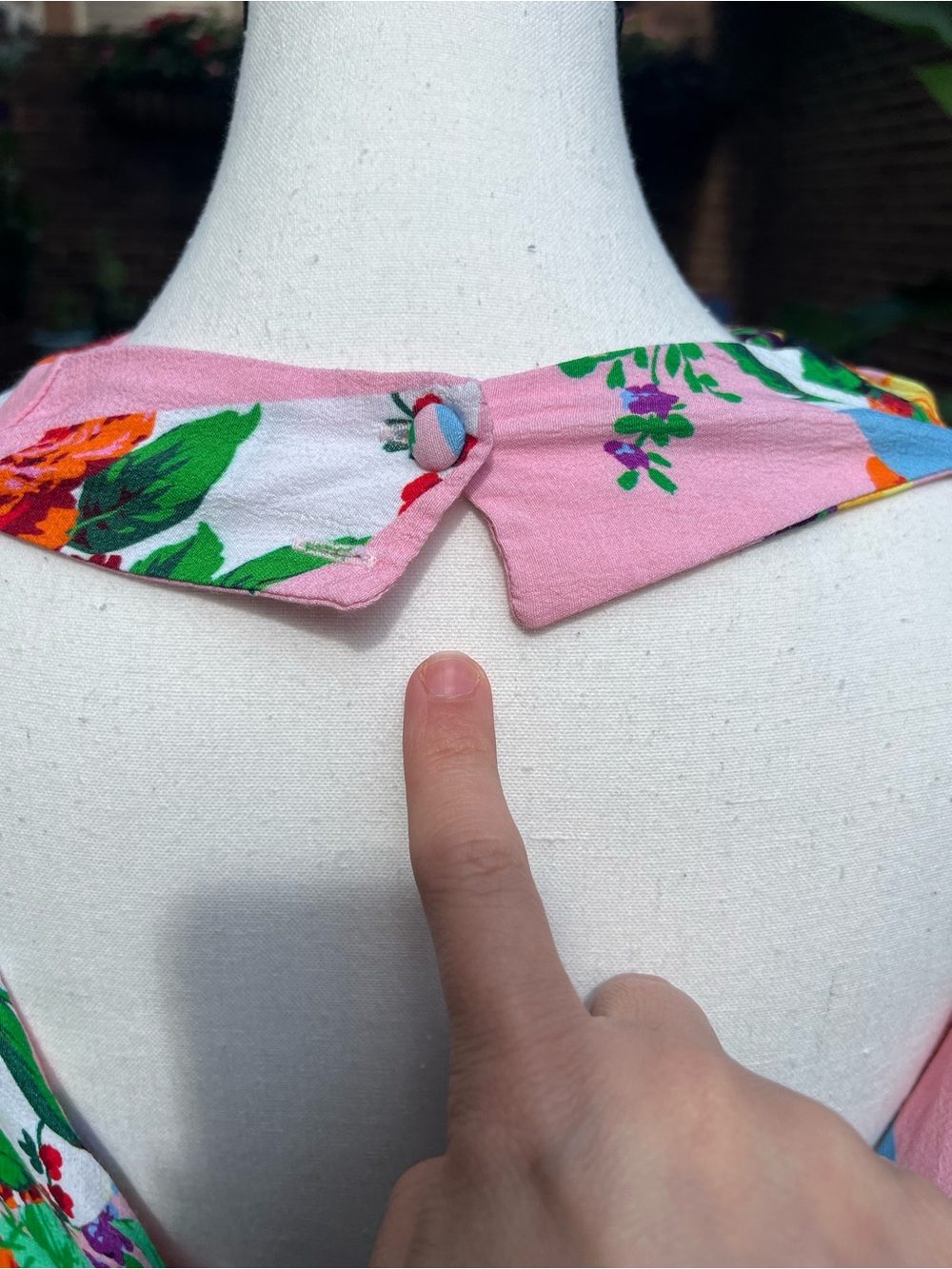 Topshop Floral High Neck Cowl Back Midaxi Dress Sz 8 Cottagecore Asymmetrical - Picture 10 of 15